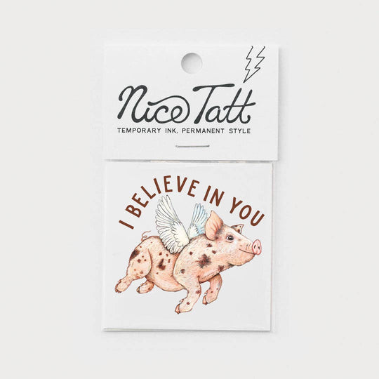 When Pigs Fly - Temporary Tattoo - Davidson Provision Co.