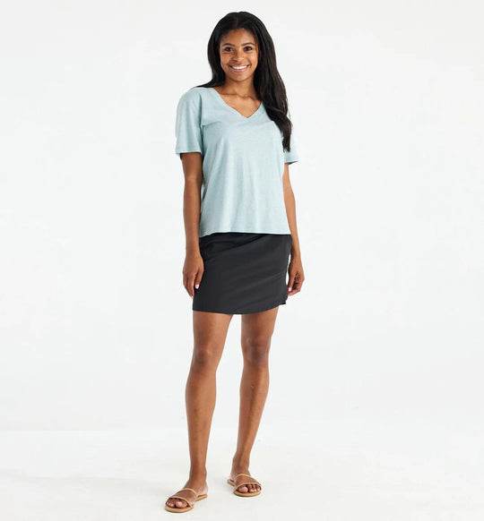 Women's Bamboo Heritage V Neck Tee - Davidson Provision Co.