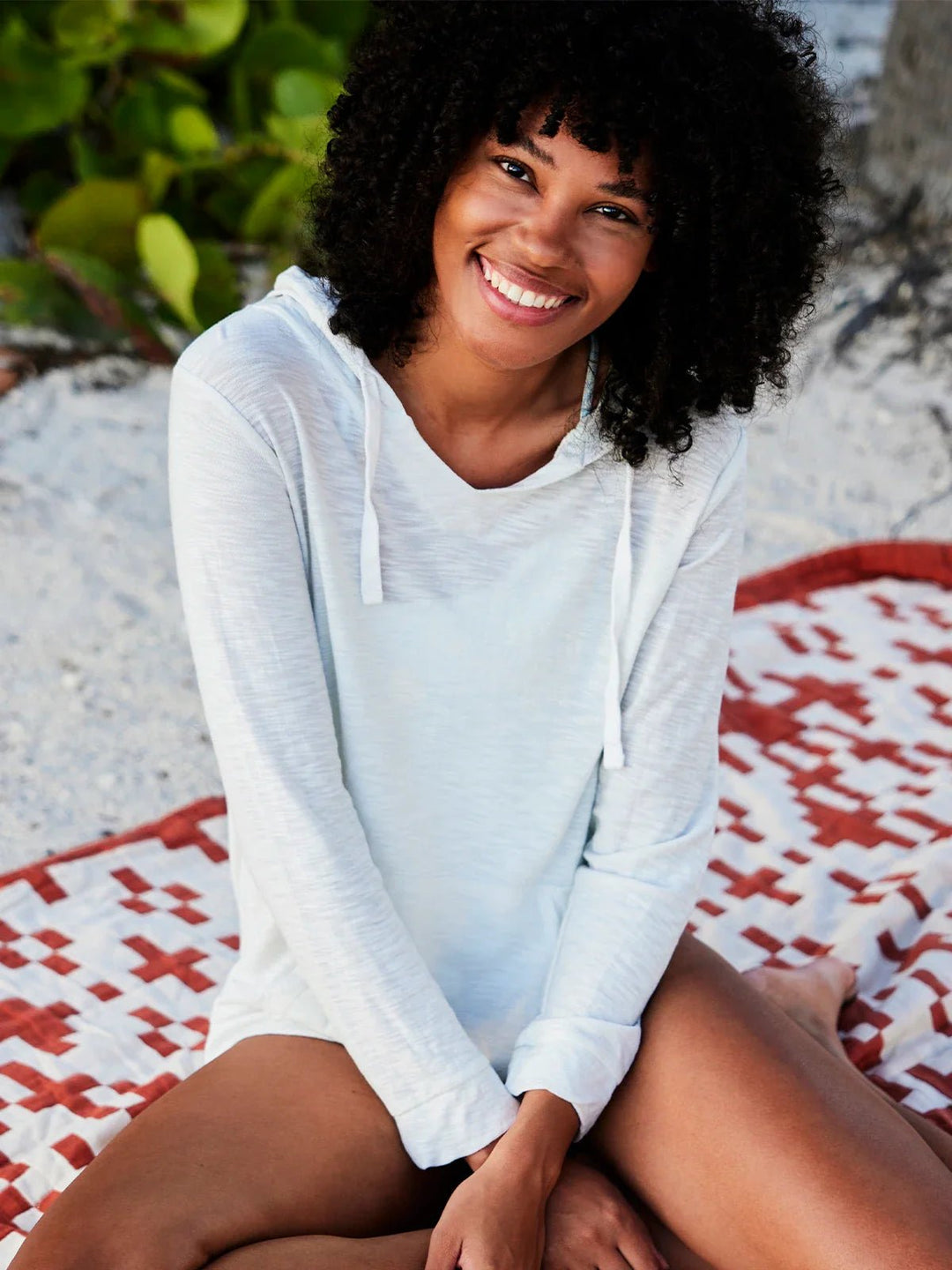 Women's Bamboo Slub Hoodie - Davidson Provision Co.
