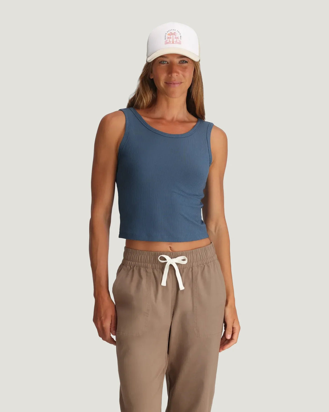 Women's Ribbed Bamboo Tank - Davidson Provision Co.