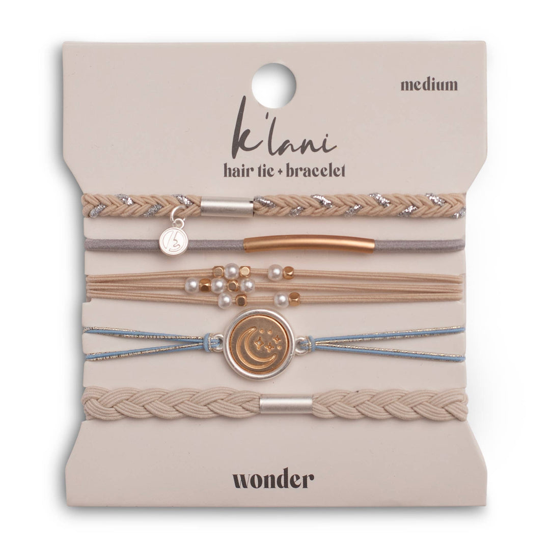 "Wonder" Moon & Stars Hair Tie Bracelets - Davidson Provision Co.