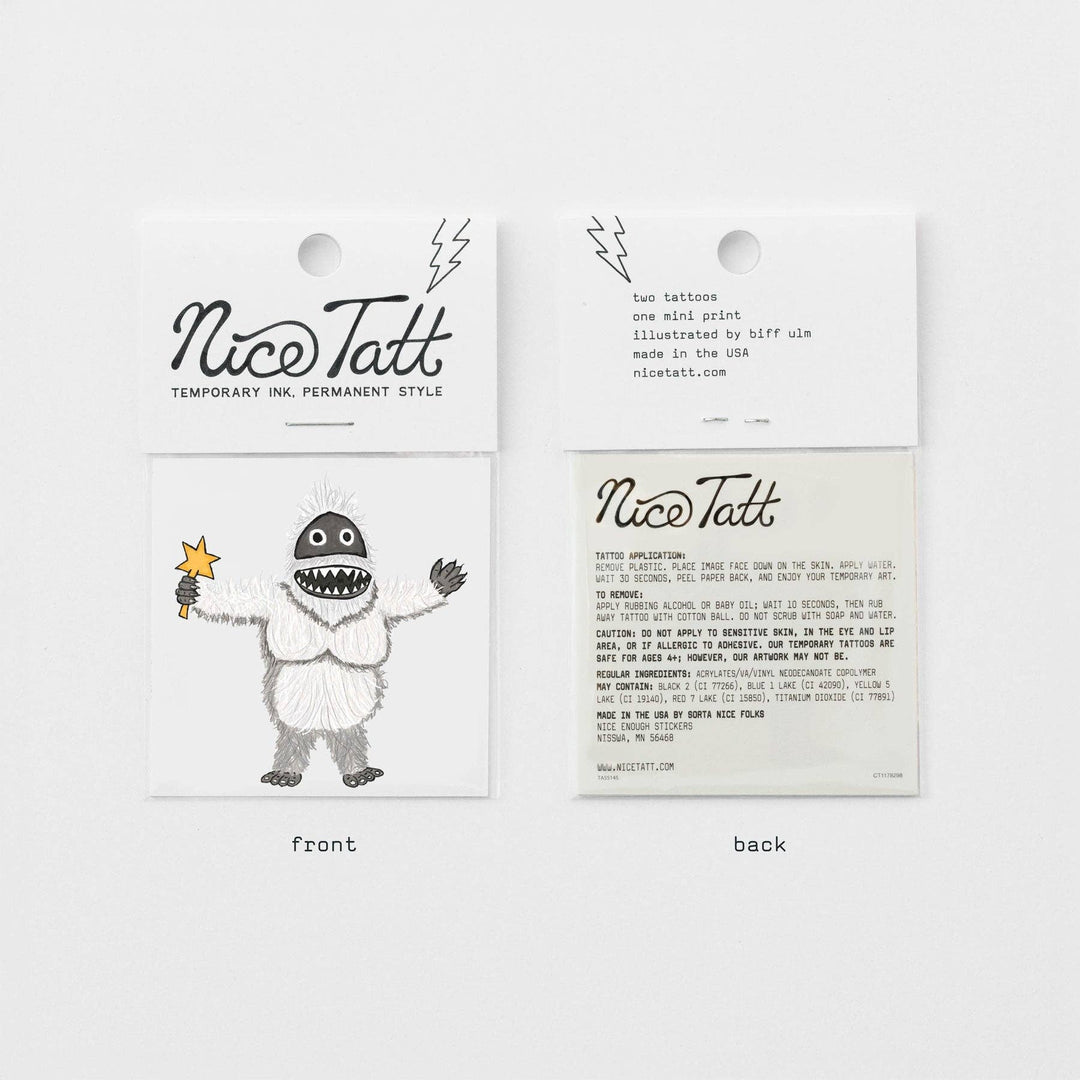Yeti - Temporary Tattoo - Davidson Provision Co.
