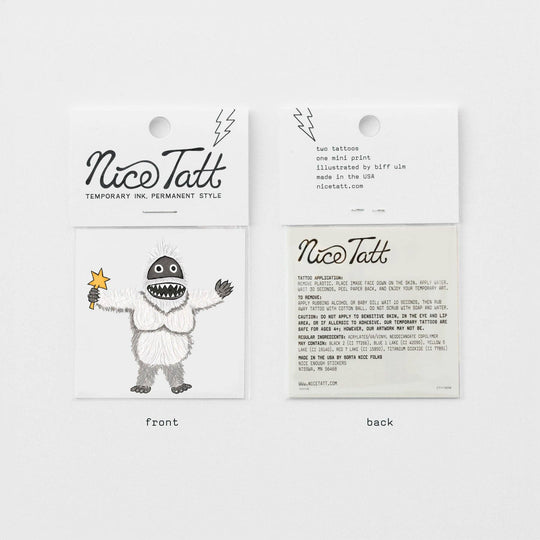 Yeti - Temporary Tattoo - Davidson Provision Co.