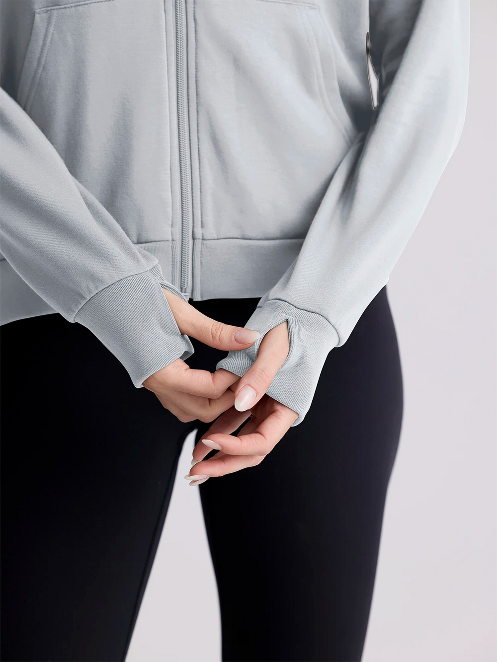 Women's Bamboo Lightweight Fleece Zip Hoodie