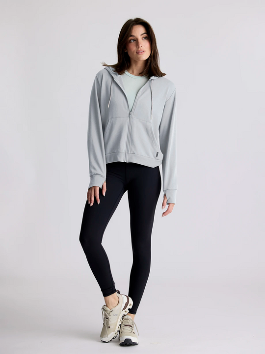 Women's Bamboo Lightweight Fleece Zip Hoodie