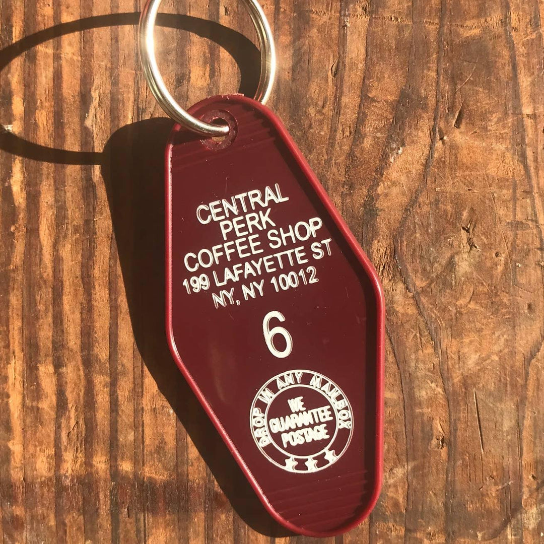 Motel Key Fob - Central Perk - Davidson Provision Co.
