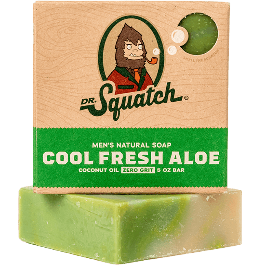 Cool Fresh Aloe Bar Soap - Dr. Squatch - Davidson Provision Co.