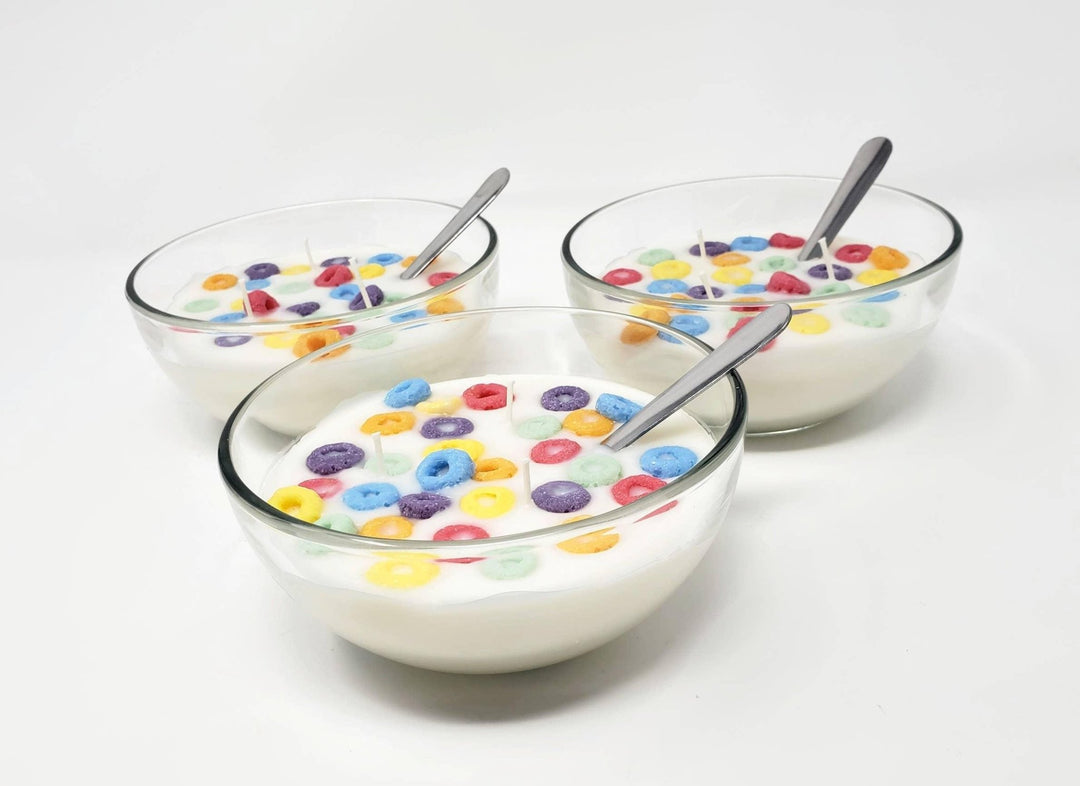 Fruit Loop Scented Cereal Bowl Candle - Davidson Provision Co.