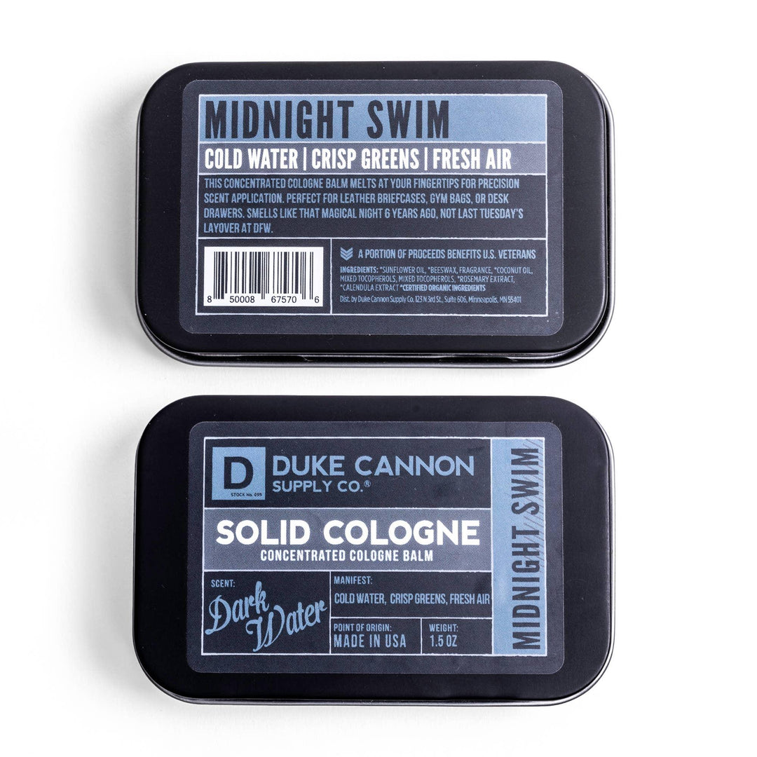 SOLID COLOGNE - MIDNIGHT SWIM - Davidson Provision Co.